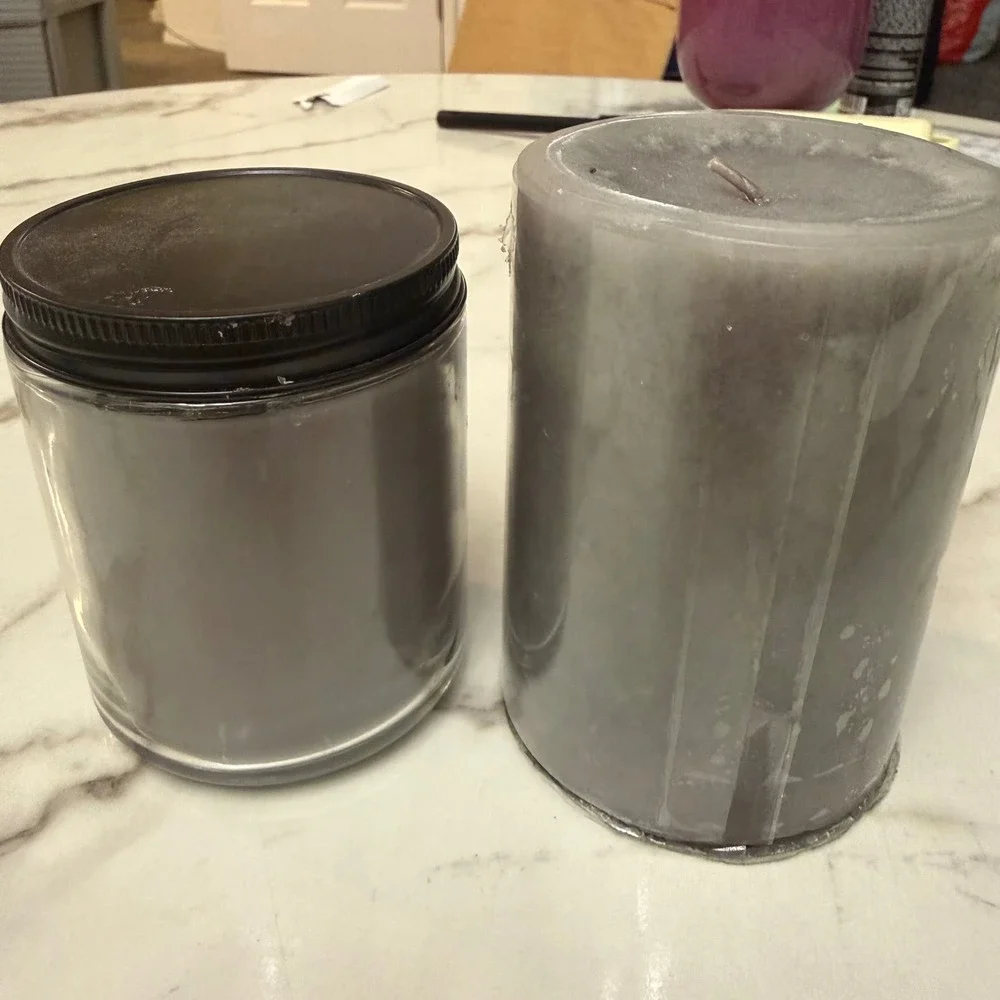 Bath & Body Works Pumpkin Bonfire Mason Jar & Sonoma Mahogany Cedar Candle Set - Picture 2 of 4